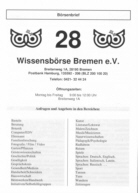 Titelseite des B&ouml;rsenbriefes Nr. 28